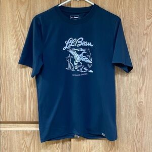 L.L. Bean Men's Navy Graphic Tee